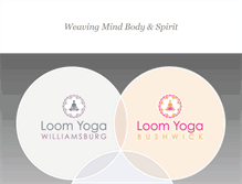 Tablet Screenshot of loomyoga.com